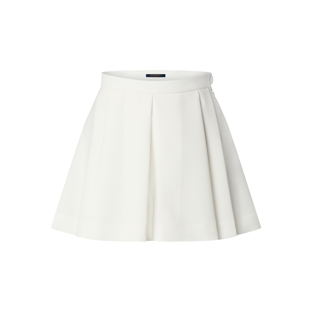 Louis Vuitton Technical Gabardine Tennis Skirt
